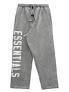 Fleece Relaxed Track Pants Dark Heather - FEAR OF GOD - BALAAN 2