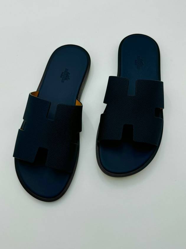 Izmir Leather Slippers Gold - HERMES - BALAAN 7