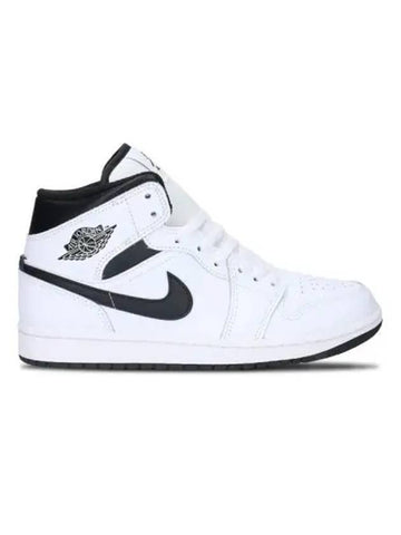 air jordan 1 mid white black - JORDAN - BALAAN 1