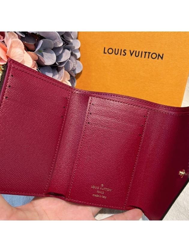 Victorine Monogram Half Wallet Fuchsia - LOUIS VUITTON - BALAAN 4