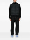 Logo Knit Padded Cardigan Black - MONCLER - BALAAN 5