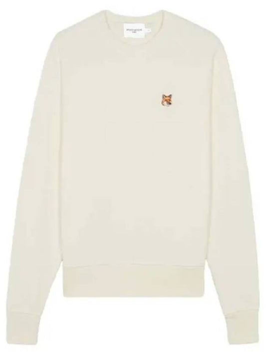 Fox Head Patch Adjusted Sweatshirt Ecru - MAISON KITSUNE - BALAAN 2