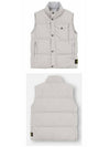 Crinkle Reps R-NY Down Vest Grey - STONE ISLAND - BALAAN 5