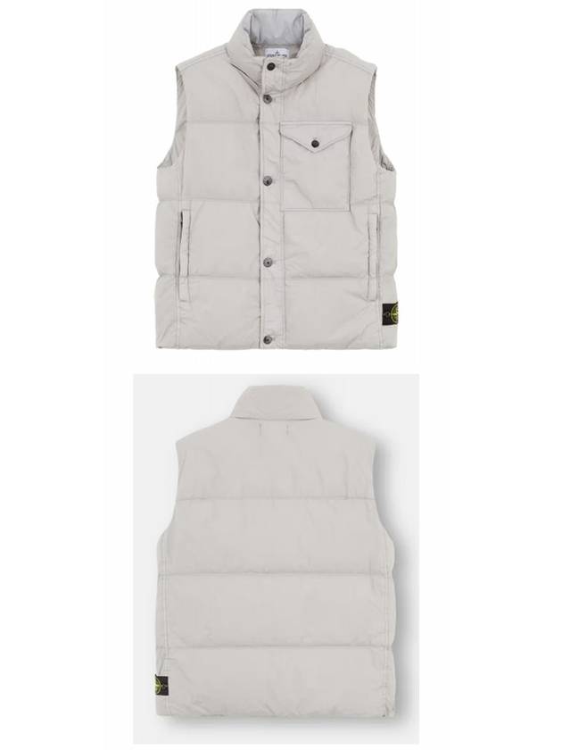 Crinkle Reps R-NY Down Vest Grey - STONE ISLAND - BALAAN 5