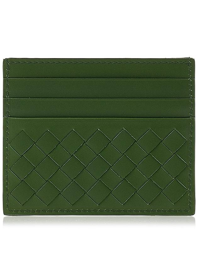 Intrecciato Classic Card Wallet Green - BOTTEGA VENETA - BALAAN 4