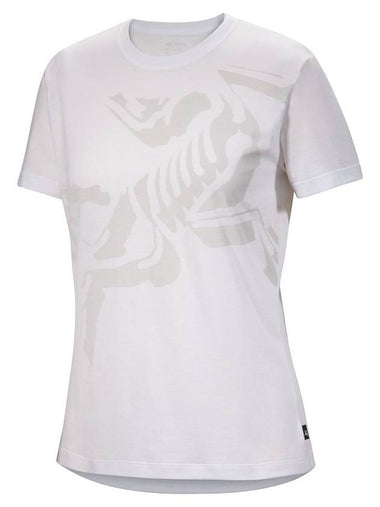 Women's Bird Cotton Short Sleeve T-Shirt White - ARC'TERYX - BALAAN 1