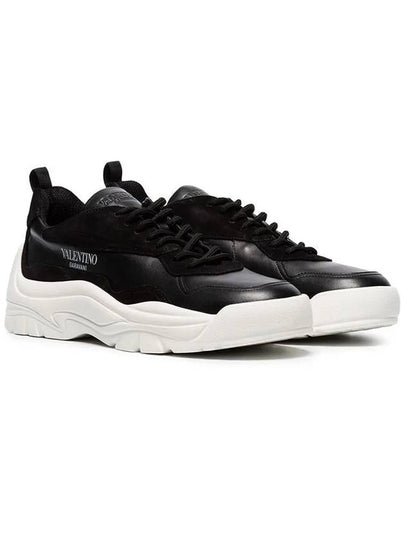 Logo Banshee Low Top Sneakers Black - VALENTINO - BALAAN 2