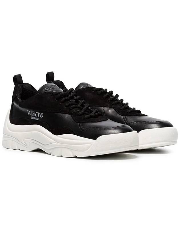 Logo Banshee Low Top Sneakers Black - VALENTINO - BALAAN 3