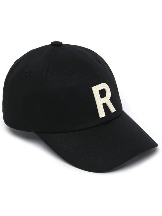 R PATCH BALL CAP BLACK - ROLLING STUDIOS - BALAAN 1