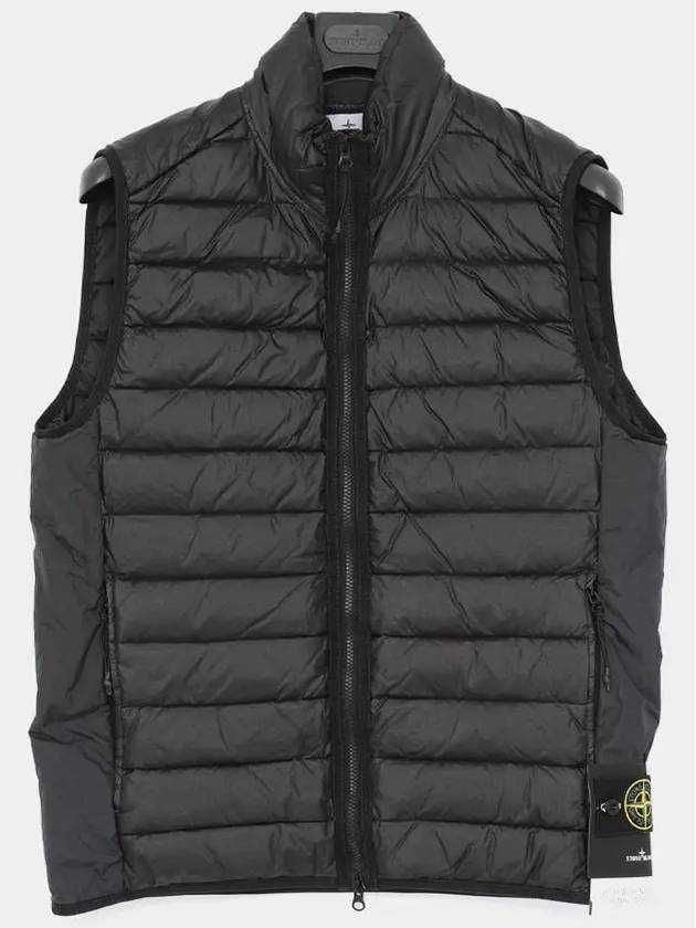 Loom Woven Chambers Recycled Nylon Down TC Vest Black - STONE ISLAND - BALAAN 2