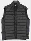 Loom Woven Chambers Recycled Nylon Down TC Vest Black - STONE ISLAND - BALAAN 3