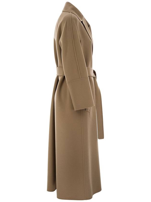 Elisa Wool Single Coat Brown - S MAX MARA - BALAAN 4