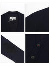 Elbow Patch Cardigan Navy - MAISON MARGIELA - BALAAN 5