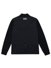 honeycomb texture yoke back woven color matching cardigan 2803LZKRNAVY - BLACK&WHITE - BALAAN 2