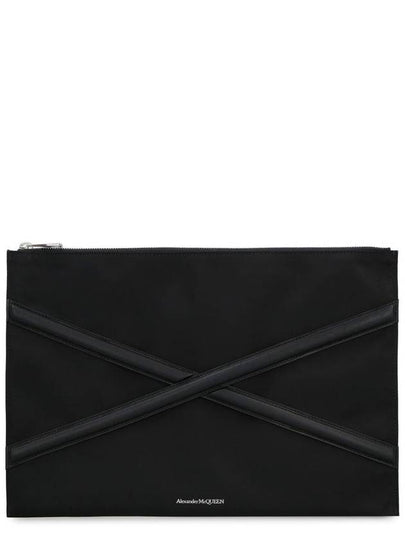 Harness Nylon Clutch Bag Black - ALEXANDER MCQUEEN - BALAAN 2