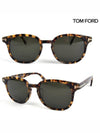 Eyewear Round Acetate Sunglasses Brown Grey - TOM FORD - BALAAN 2