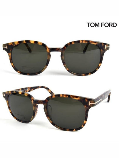 Eyewear Round Acetate Eyeglasses Brown Grey - TOM FORD - BALAAN 2