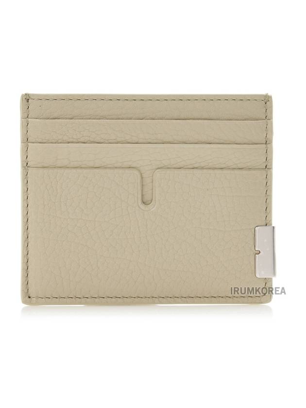 Tall B-Cut Leather Card Wallet Green - BURBERRY - BALAAN 2