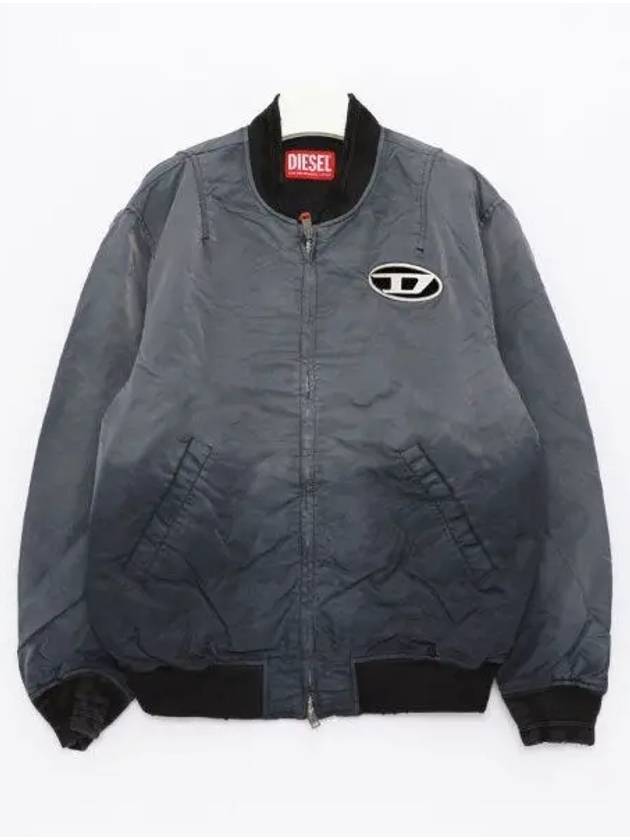 J-Kepes Gradient Quilted Bomber Jacket Dark Grey - DIESEL - BALAAN 2