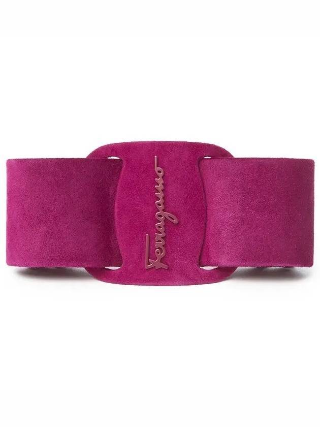 Vara Bow Hair Clip Violet - SALVATORE FERRAGAMO - BALAAN 1