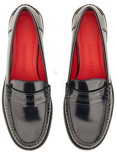 Salvatore Ferragamo Leather Loafer - SALVATORE FERRAGAMO - BALAAN 2