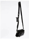 Re-Nylon Brushed Leather Shoulder Bag Black - PRADA - BALAAN 5