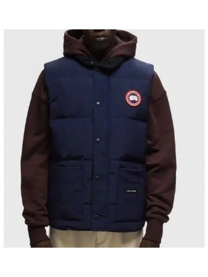 Freestyle Crew Padding Vest Atlantic Navy - CANADA GOOSE - BALAAN 2