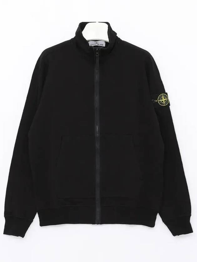 Compass Badge Regular Fit Cotton Track Jacket Navy - STONE ISLAND - BALAAN 3