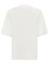 Logo Cotton Short Sleeve T-Shirt White - MARNI - BALAAN 3