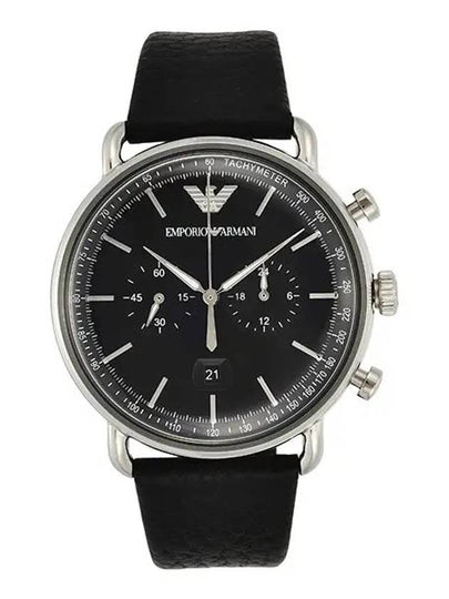 Armani AR11143 Aviator Quartz Chronograph Men s Leather Watch - EMPORIO ARMANI - BALAAN 2