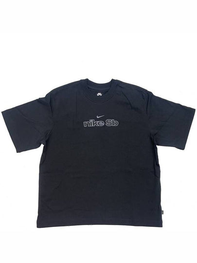 SB Skate Short Sleeve T-Shirt Black - NIKE - BALAAN 2