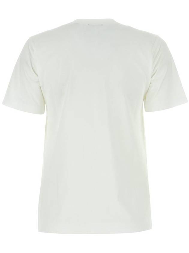 Logo Cotton Short Sleeve T-Shirt White - BURBERRY - BALAAN 3