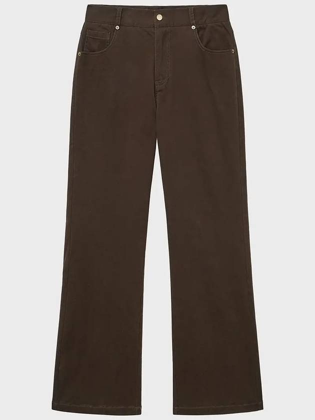 Moleskine Cinchback Flare Pants Brown - NOIRER - BALAAN 8