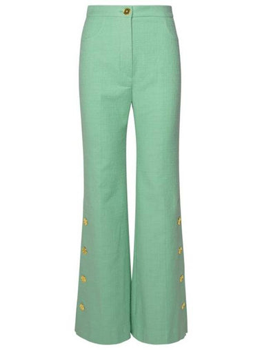 Straight Pants TR0380162705G Green - PATOU - BALAAN 1