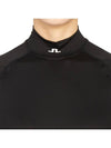 Asa Soft Compression High Neck Long Sleeve T-Shirt Black - J.LINDEBERG - BALAAN 7