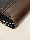 Men's Odyssey Itauba Canvas Venetian Calfskin Leather Black Long Wallet N207364 - BERLUTI - BALAAN 2