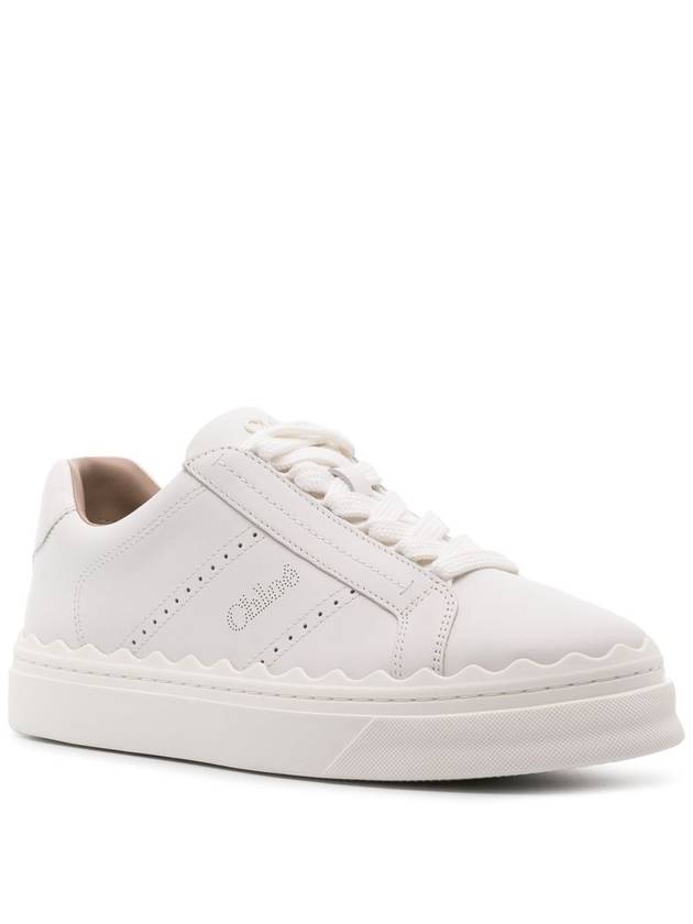 Lauren Low Top Sneakers White - CHLOE - BALAAN 3