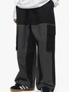 Technical wide cargo pants black - CPGN STUDIO - BALAAN 1