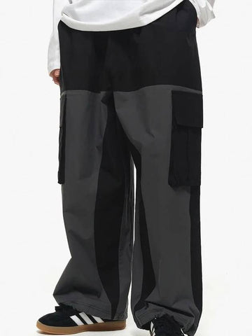 Technical wide cargo pants black - CPGN STUDIO - BALAAN 1