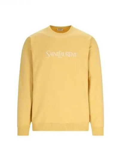 Logo embroidered sweatshirt 270109 - SAINT LAURENT - BALAAN 1