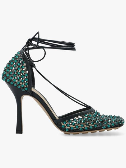 embellished stretch sandal heels - BOTTEGA VENETA - BALAAN 2