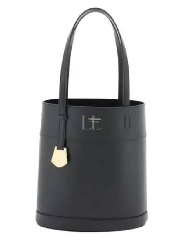 North-South Charming Tote Bag Black - SALVATORE FERRAGAMO - BALAAN 2