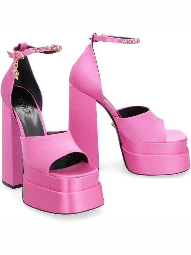 Women's Medusa Avitas Platform Sandals Heel Pink - VERSACE - BALAAN 4