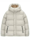 PEPPINO Hooded Down Jacket Ivory - DUVETICA - BALAAN 1