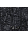 Business Card Wallet Black Dior Oblique Jacquard - DIOR - BALAAN 5