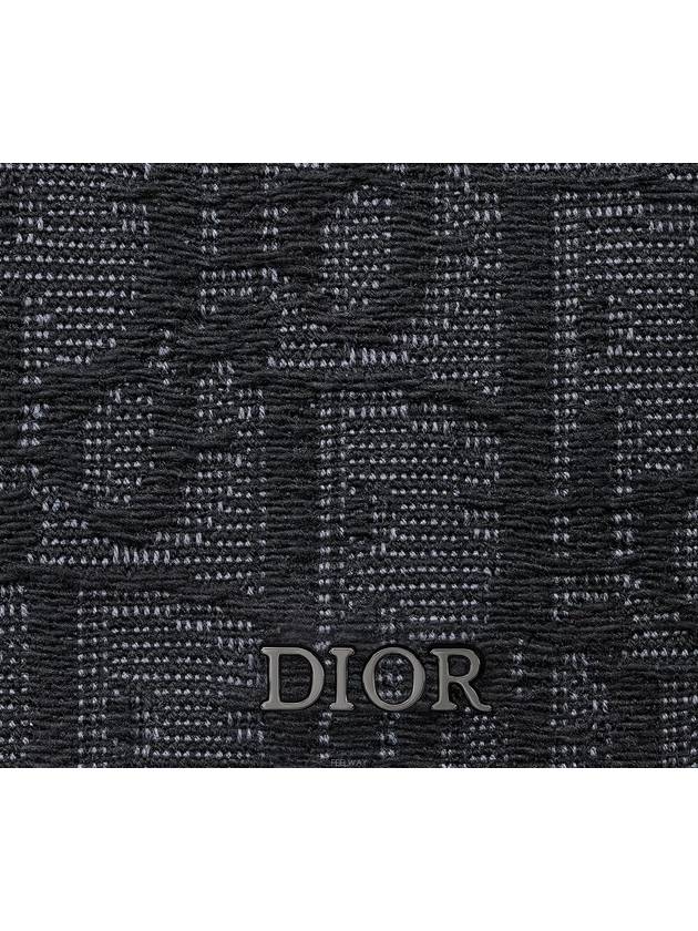 Business Card Wallet Black Dior Oblique Jacquard - DIOR - BALAAN 5