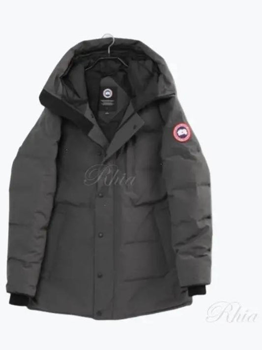 Carson Hooded Padding Parka Grey - CANADA GOOSE - BALAAN 2