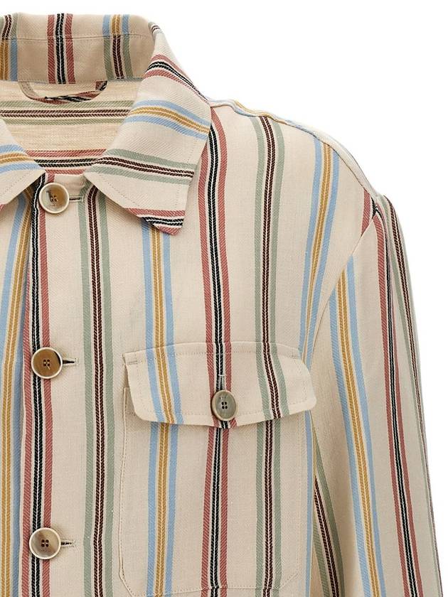 Etro Striped Overshirt - ETRO - BALAAN 3