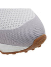 Women's High Tech Fabric Leather Low Top Sneakers Grey - TOD'S - BALAAN 10