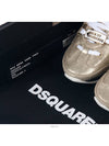 K504 V406 7043 Gold Sand Pearl Heels Sneakers - DSQUARED2 - BALAAN 8